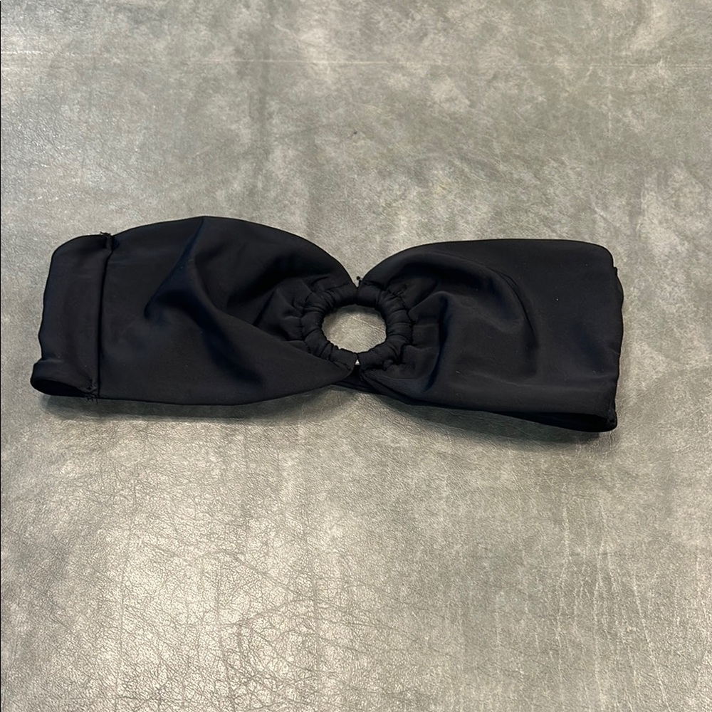 Fetch Swim Black Strapless Bikini Top